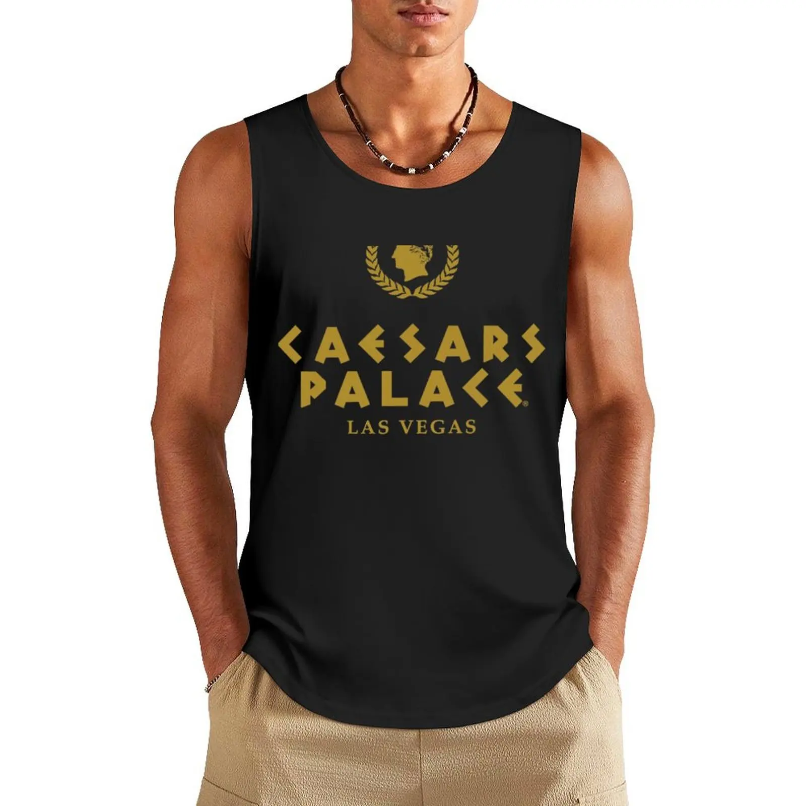 Best Seller Caesars Palace Merchandise Essential Tank Top t-shirts for men Gym t-shirt man sleeveless gym shirts male