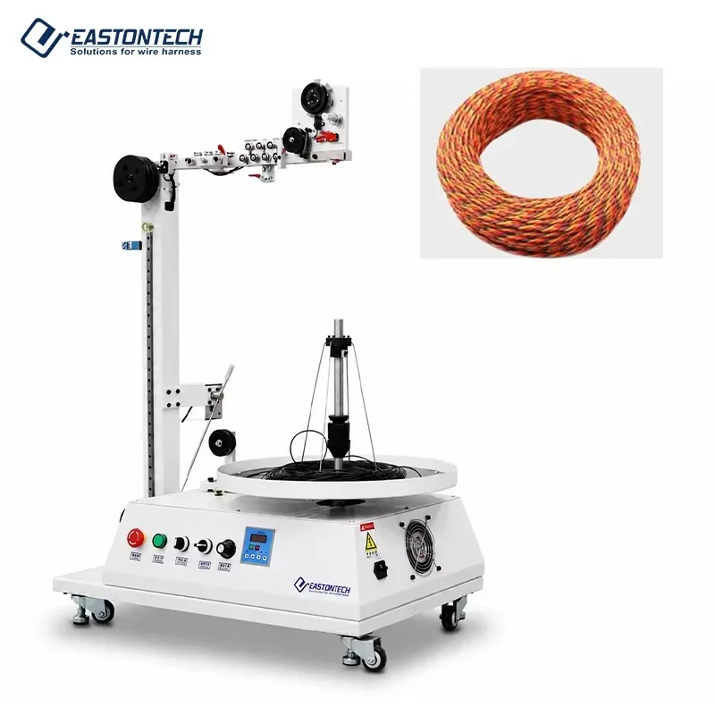 Automatic Wire Prefeeder Winding Machine For Cable Manufacturing Horizontal Coaxial Wire Pay-off Machine EW-14H-1