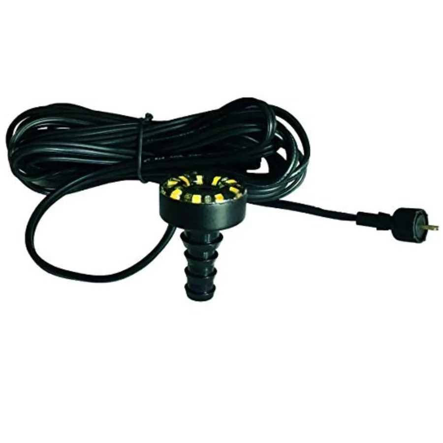 

LED Color Changing Fountain Light for outdoor water features, ABS plastic housing, multicolor RGB, waterproof IP68 rating