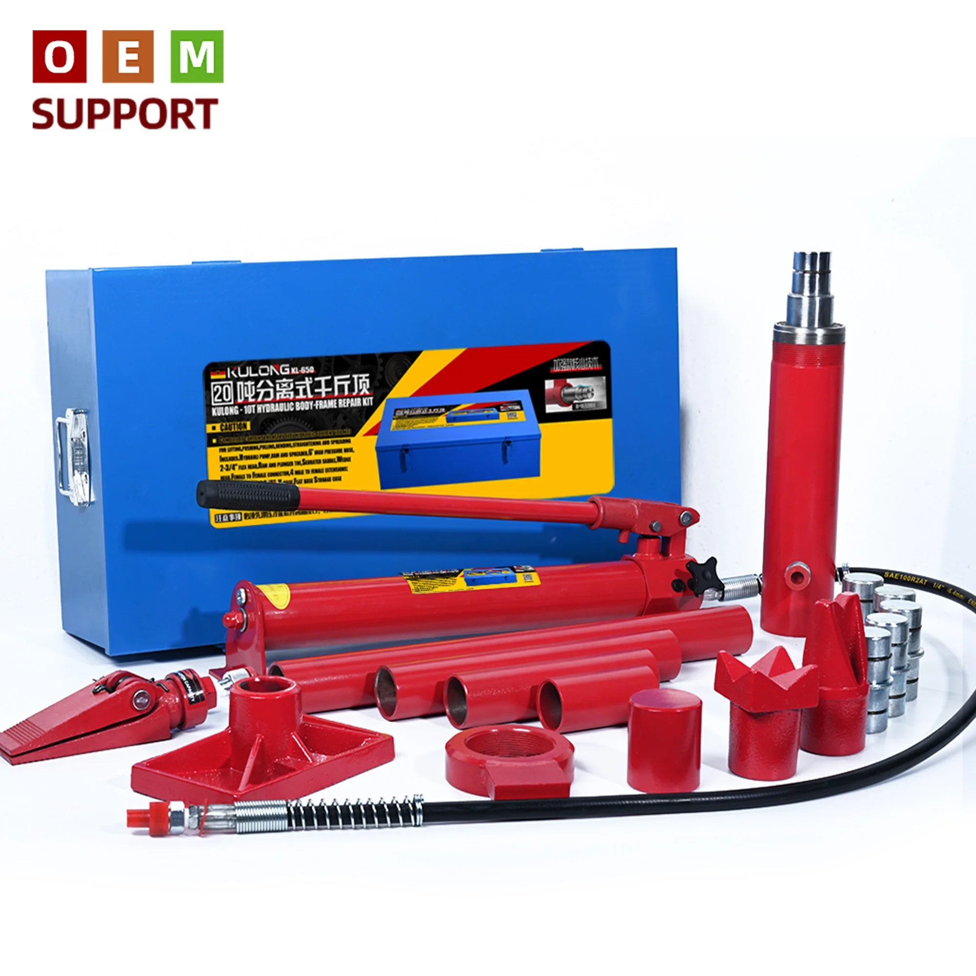 KARLION 20T Steel Portable Hydraulic Jack Repair Kit with High Pressure for Trucks and Vans