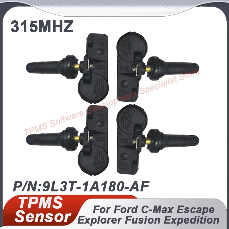 

4 шт. 315 МГц 9L3T-1A180-AF датчик давления в шинах TPMS для Ford C-Max 2012-2020 Expedition 2011-2018 Explorer 2010-2015 Escape