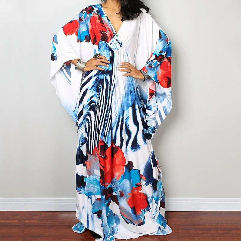 Beach Squid Vacation Casual Loose Sunscreen Bikini Robe Swimsuit Cover Up  Women Plus Size Oversized Long Beach Dress