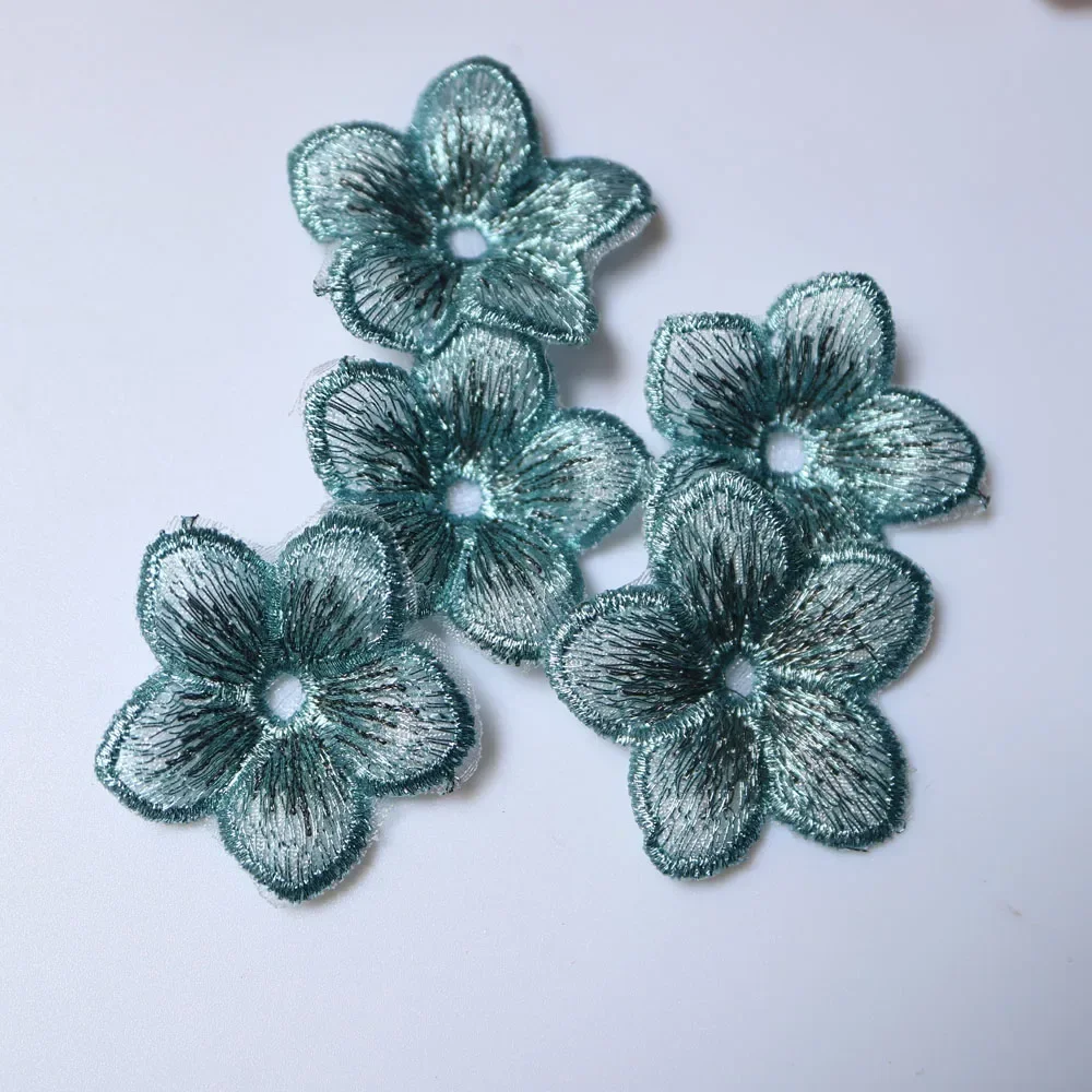 5pcs/lot DIY flower Patches for clothing Sewing floral patches for bags decorative parches applique