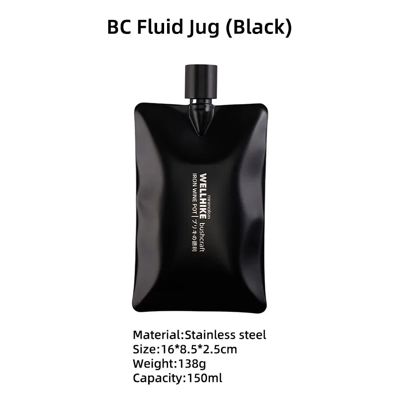 150 مللي زجاجة نبيذ للتخييم من الفولاذ المقاوم للصدأ في الهواء الطلق محمولة للسفر زجاجة نبيذ ويسكي الفودكا #5