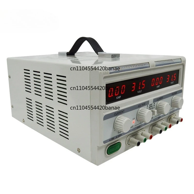 Adjustable DC regulated power supply Dual-channel linear digital display aging maintenance switching power supply 30V5A output