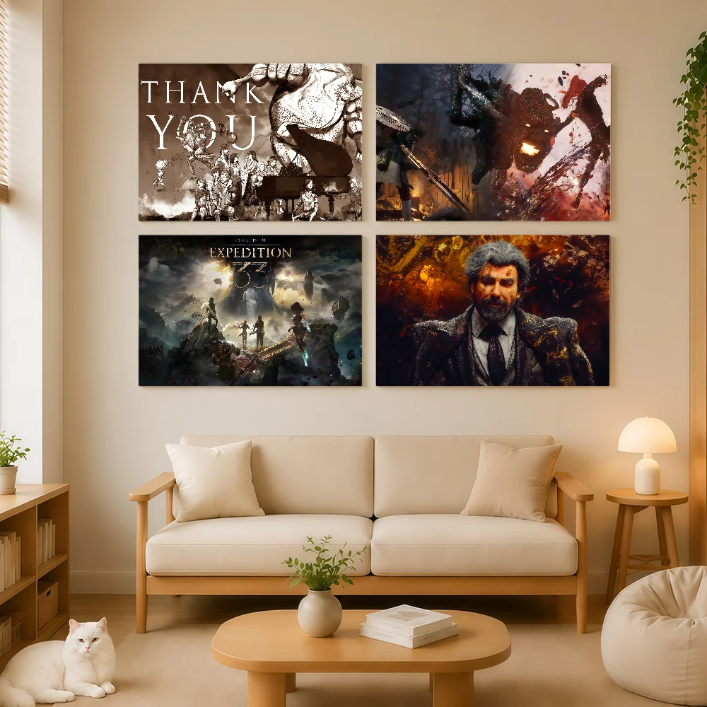 Game Clair O-Obscur E-Expedition 33 flag Durable Outdoor Indoor Patio Festive Decoration Classic Design Pole Wall Room Banner