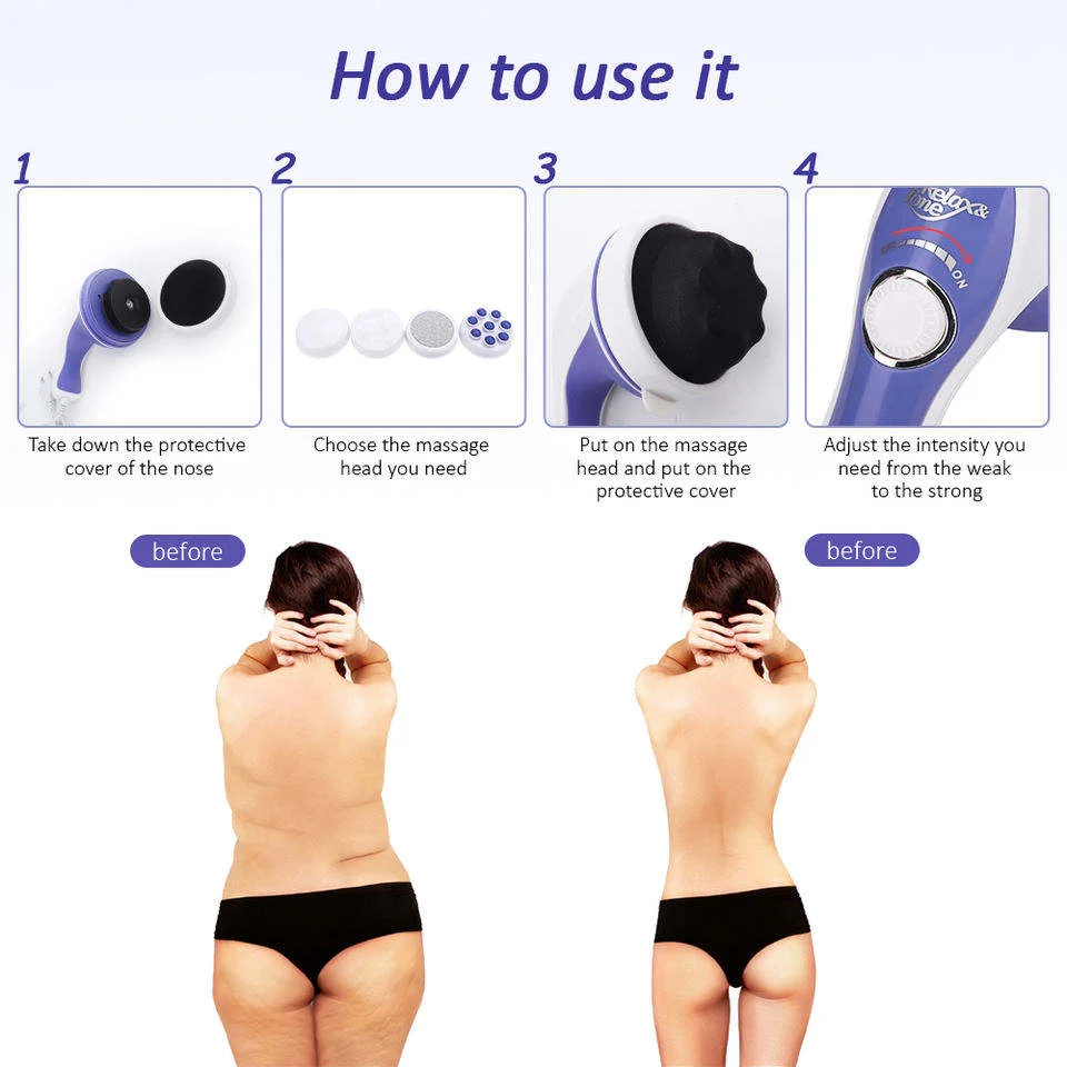 Trending Hand-Held Whole Body Body Massager Fat And Cellulite Vibrator Roller Abdominal Shaper For Body Care