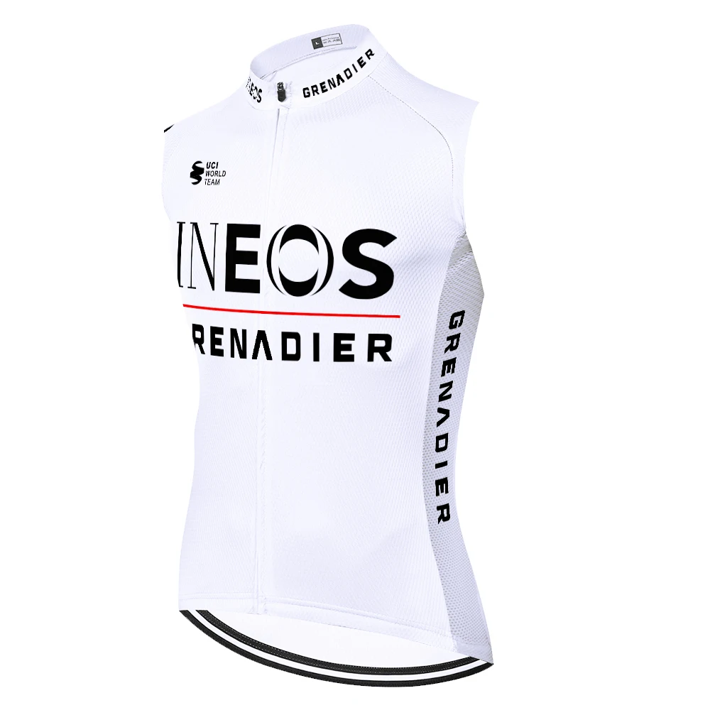 MOVISTAR 2026 INEOS GRENADIER Kein winddichtes ärmelloses Radtrikot Fahrradbekleidung Radsportbekleidung Herren Ciclismo Maillot Cyclisme Proteam 4