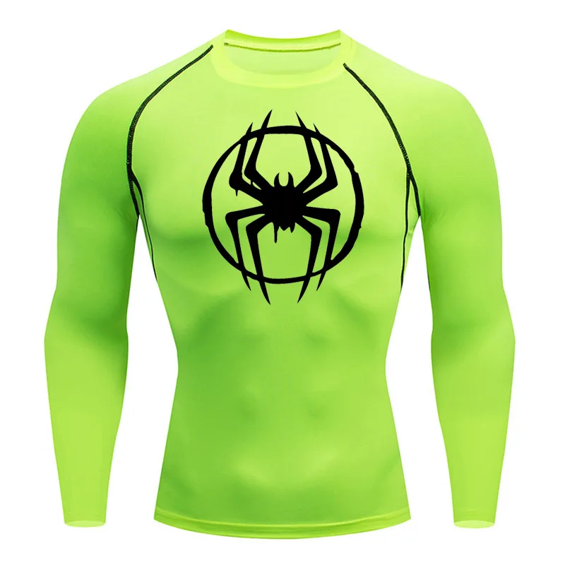 Rash guard Kompression shemd Boxen Laufen Trikots Yoga Fitness MMA Männer T-Shirts Bjj Strumpfhosen Muay Thai Gym Sport Marke Kleidung – Detail 33