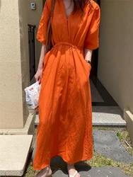 Summer Women'S Dress 2021 Shirt Dress Long Evening Female Vintage Maxi Party Oversize Beach Women Dresses Casual Elegant Prom