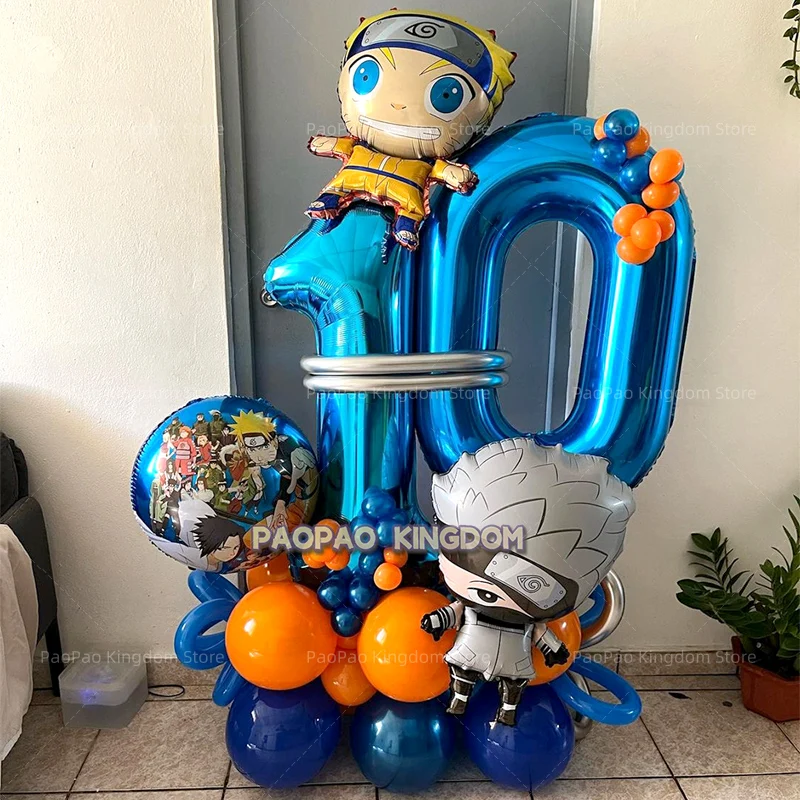 Naruto Shippuden Charakter-Partykerzen zur Kuchendekoration mit Buntem Cartoon-Design