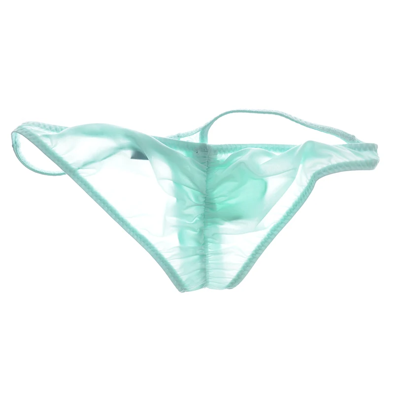 Men's Sexy Silk Button Briefs Underwear Pouch Cool Design Comfortable Fit Boxer Briefs