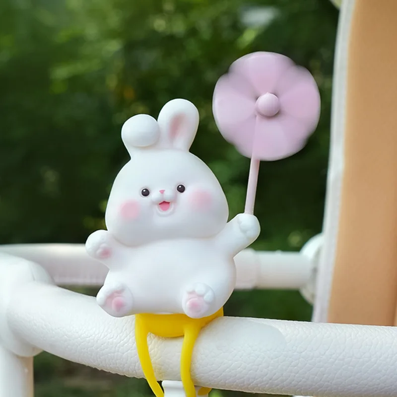 Rotatable Baby Stroller Small Windmill Decoration Cute Toy Baby Stroller Accessories Pink Car Accessories Cute Accessories