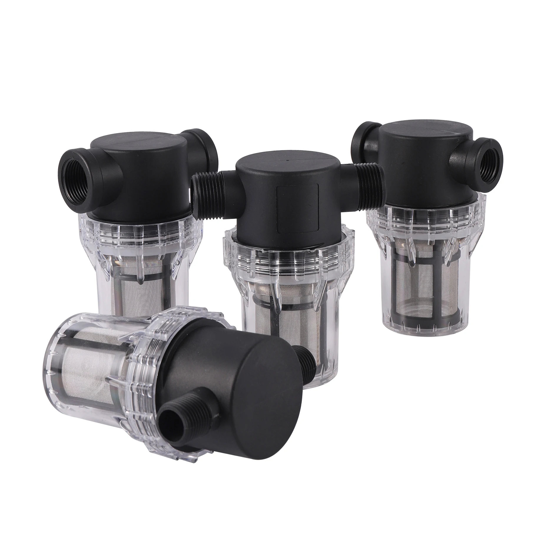1/2''3/4''Female Male Thread Filter 80 Mesh Stainless Steel Prefilter Garden Irrigation Aquaculture Impurity Strainer Filtration