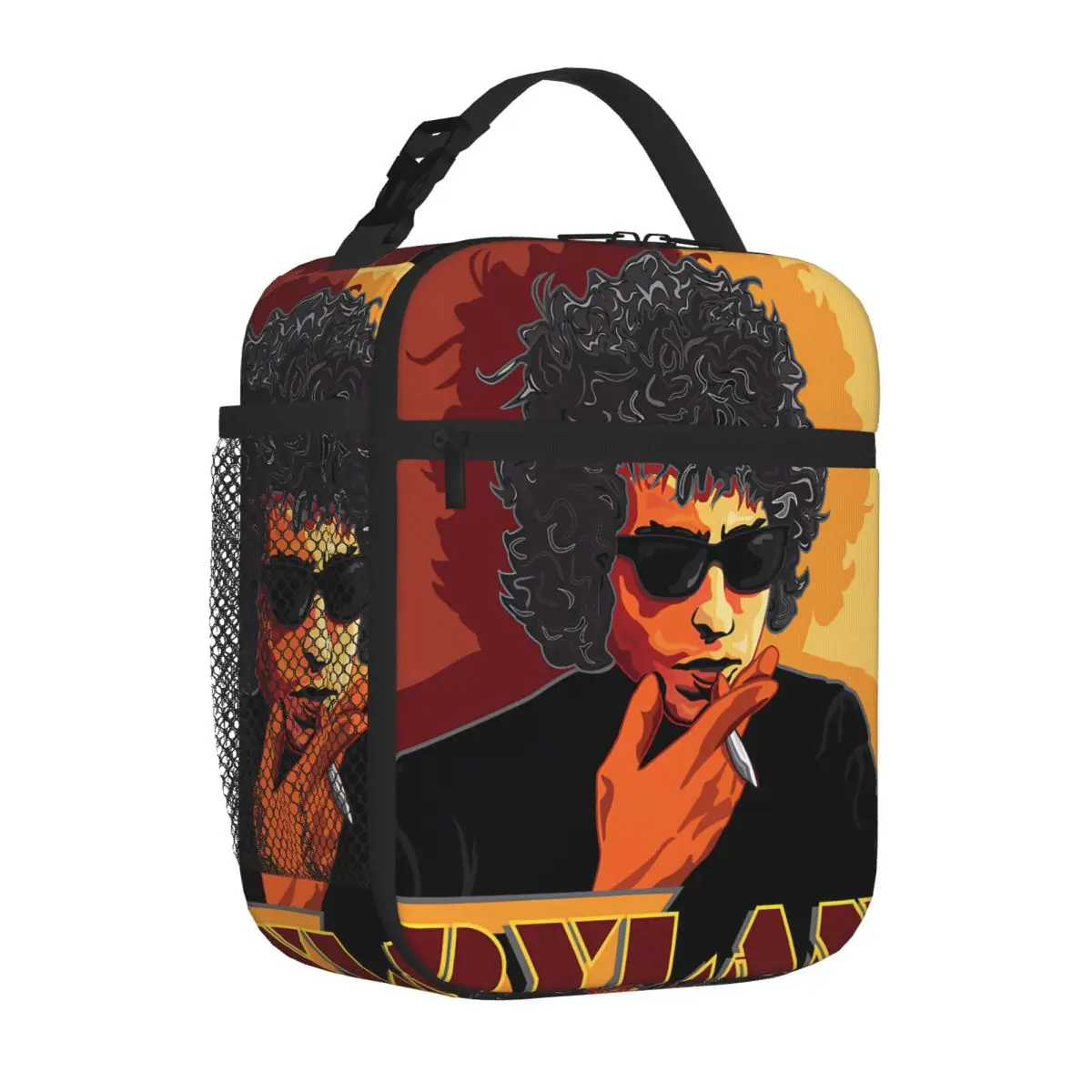 Bestselling Bob Dylan Legend Hip Hop Durable Lunch Bag Balanced Diet Pack Food Storage Bag