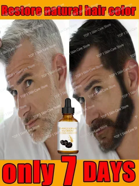 Anti Gray  Hair Serum  White To Black Natural Repair Product