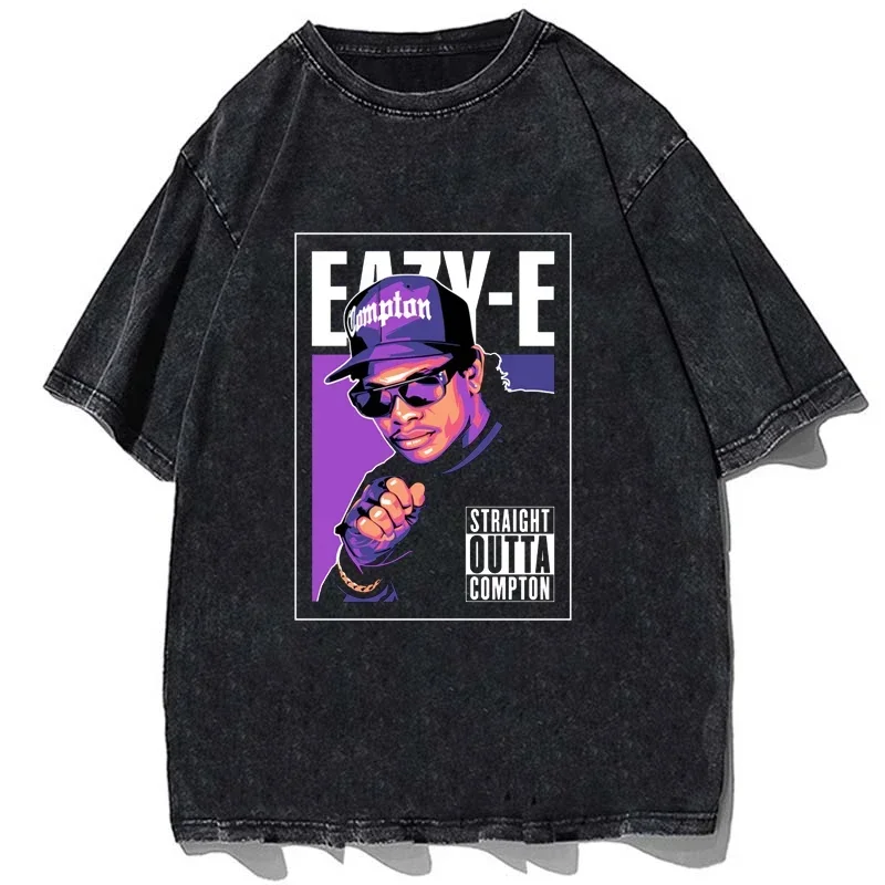 Vintage Eazy E Retro Graphic Shirt Rapper T-Shirt Fashion Cotton Oversize Tshirt Summer Men Loose Casual Streetwear Tees Tops