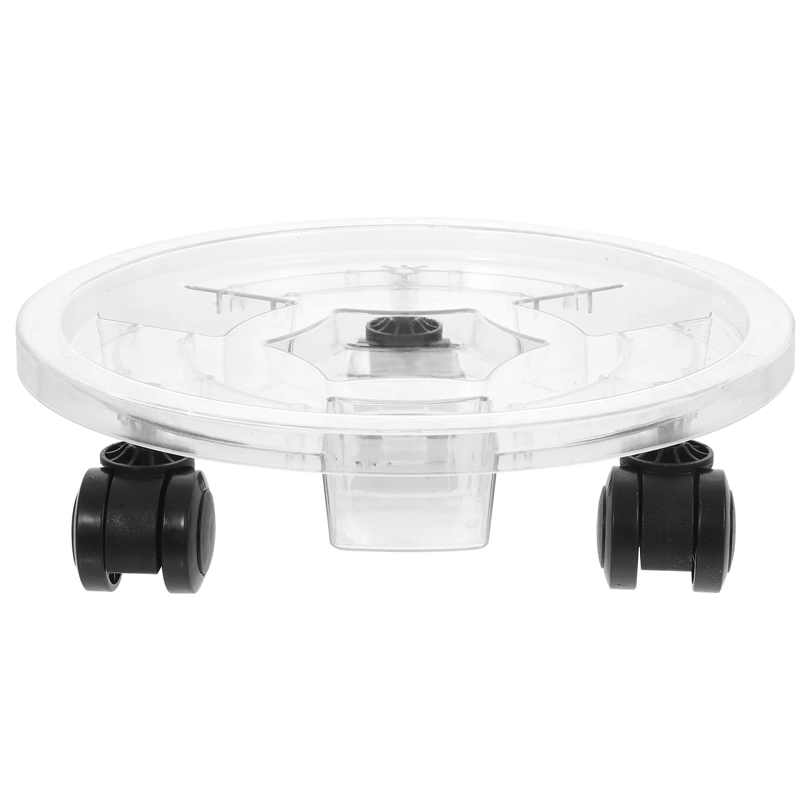 

Thickened Plastic Flowerpot Tray Rolling Plant Stand Durable Movable Base for Indoor Outdoor Pots Bonsai Soil Water Collector