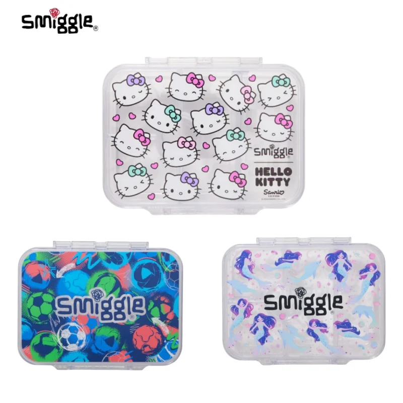 

Smilggle Hello Kitty Lunch Box Transparent Lunch Box For Primary Secondary School Students Kids Outdoor Compartment Fruit Box