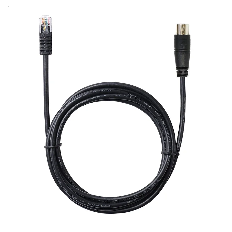 2M Mini DIN 6PIN to RJ12 6P6C Connector Cable for FANATEC Pedals/SHIFTERS to FANA Wheels KABLE PS/2 to RJ12 6PIN Cable
