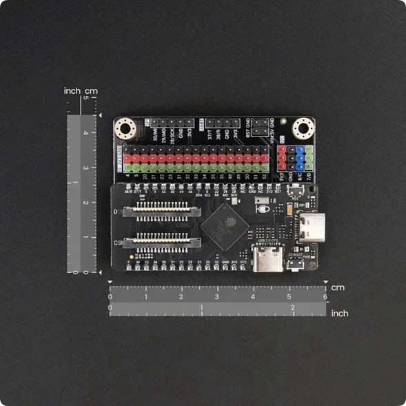 لوحة تطوير FireBeetle 2 ESP32-P4 AIoT مع درع IO، ثنائي النواة 360 ميجا هرتز RISC-V، WiFi 6، MIPI CSI/DSI لمشاريع Edge AI