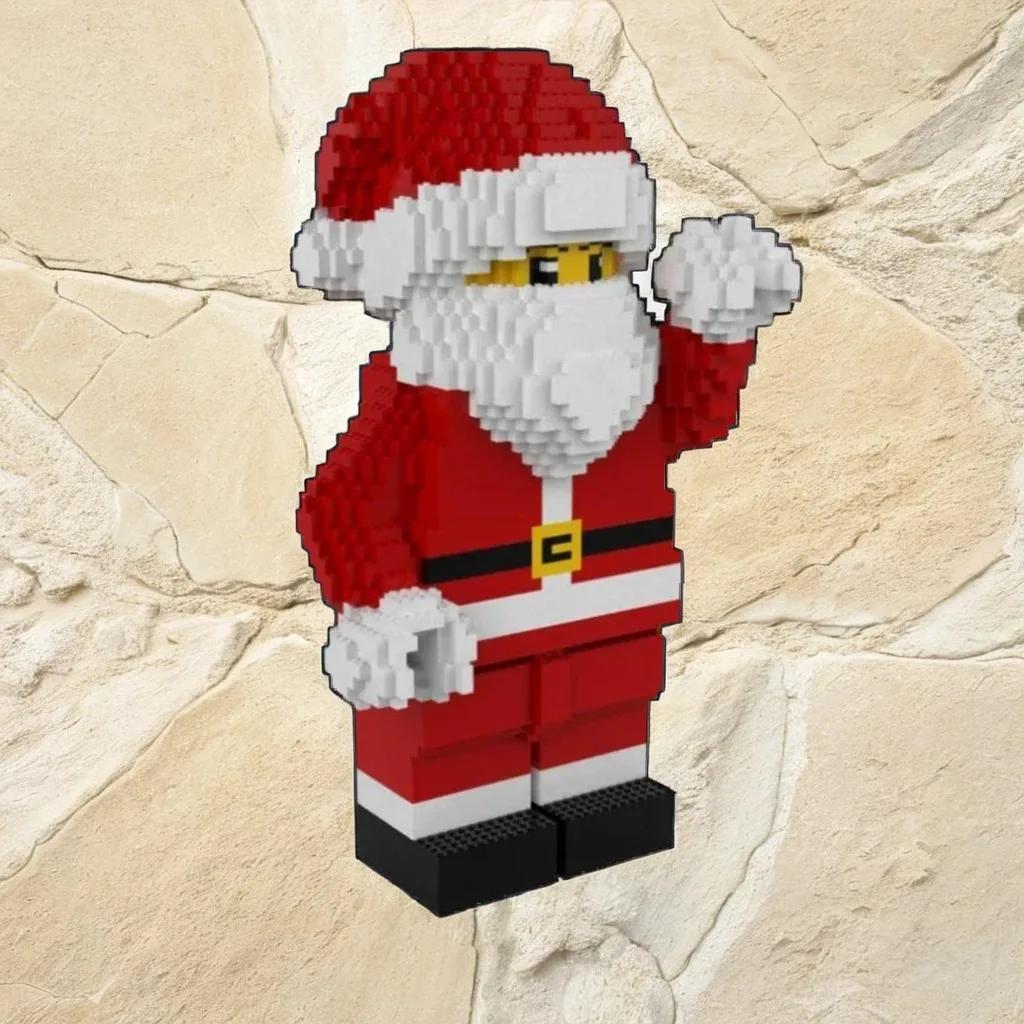 

2021Pcs Santa Claus MOC Christmas Iconic Figure Education Building diy Blocks Birthday Toys Gift