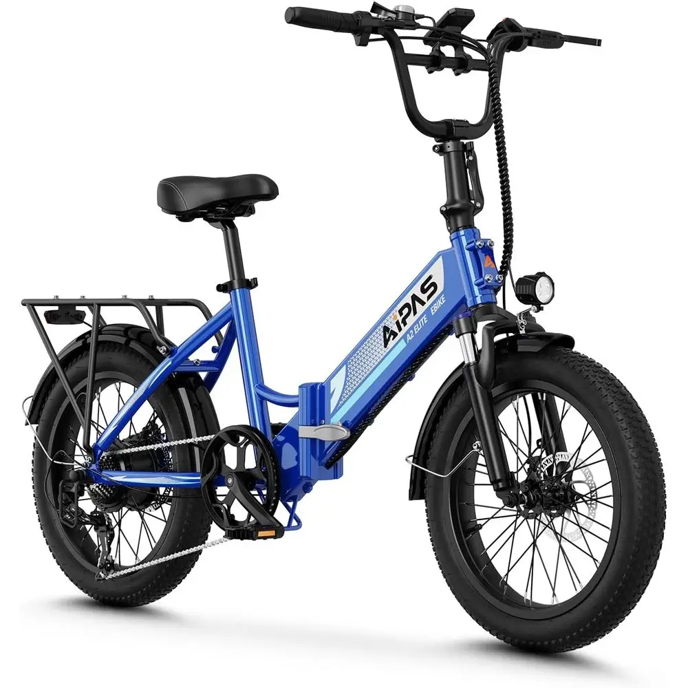 

A2 olding Electric Bike, 20'' at Tire Electric Bike with 750W Peak Motor, 48V 12.8Ah Removable Battery, 28MPH Max Speed, 62 Mile