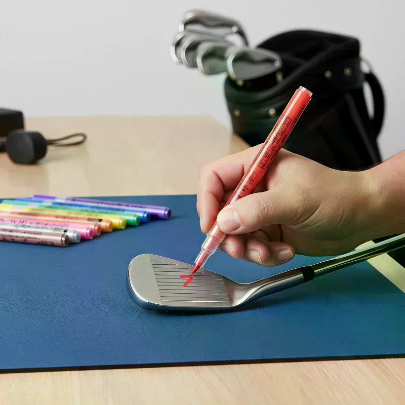 Golf Club Color Changing Pen 0.7mm Acrylic Marker Waterproof Sunproof Strong Coverage DIY Golf Accessories Multi Color Set