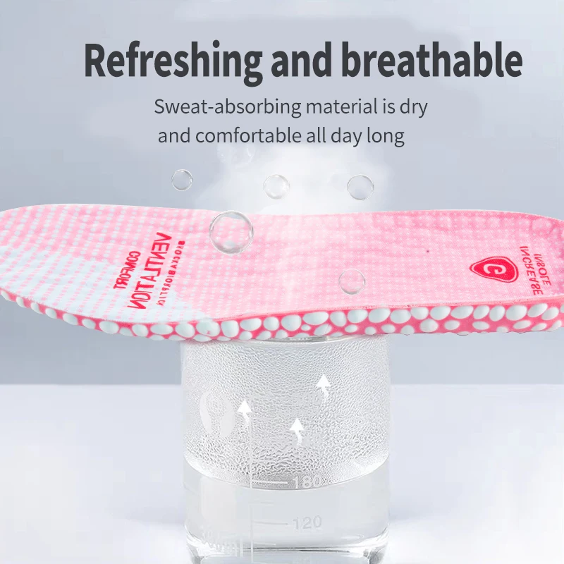 1 زوج زيادة النعال رغوة الذاكرة نعل رياضي مزيل العرق وسادة تنفس لينة يحمي النعال العظام للجنسين