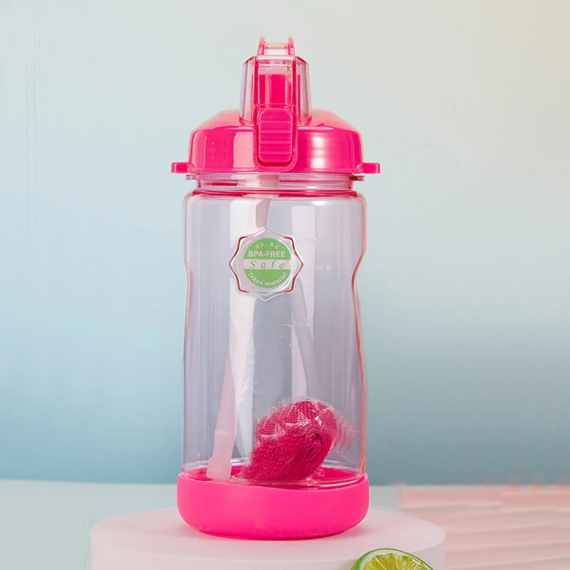 Wholesale Price 1000ml 1L Healthy Life Nutrition Straw Sports Hiking Fitness Gym Tritan Plastic Water Bottle with Handle