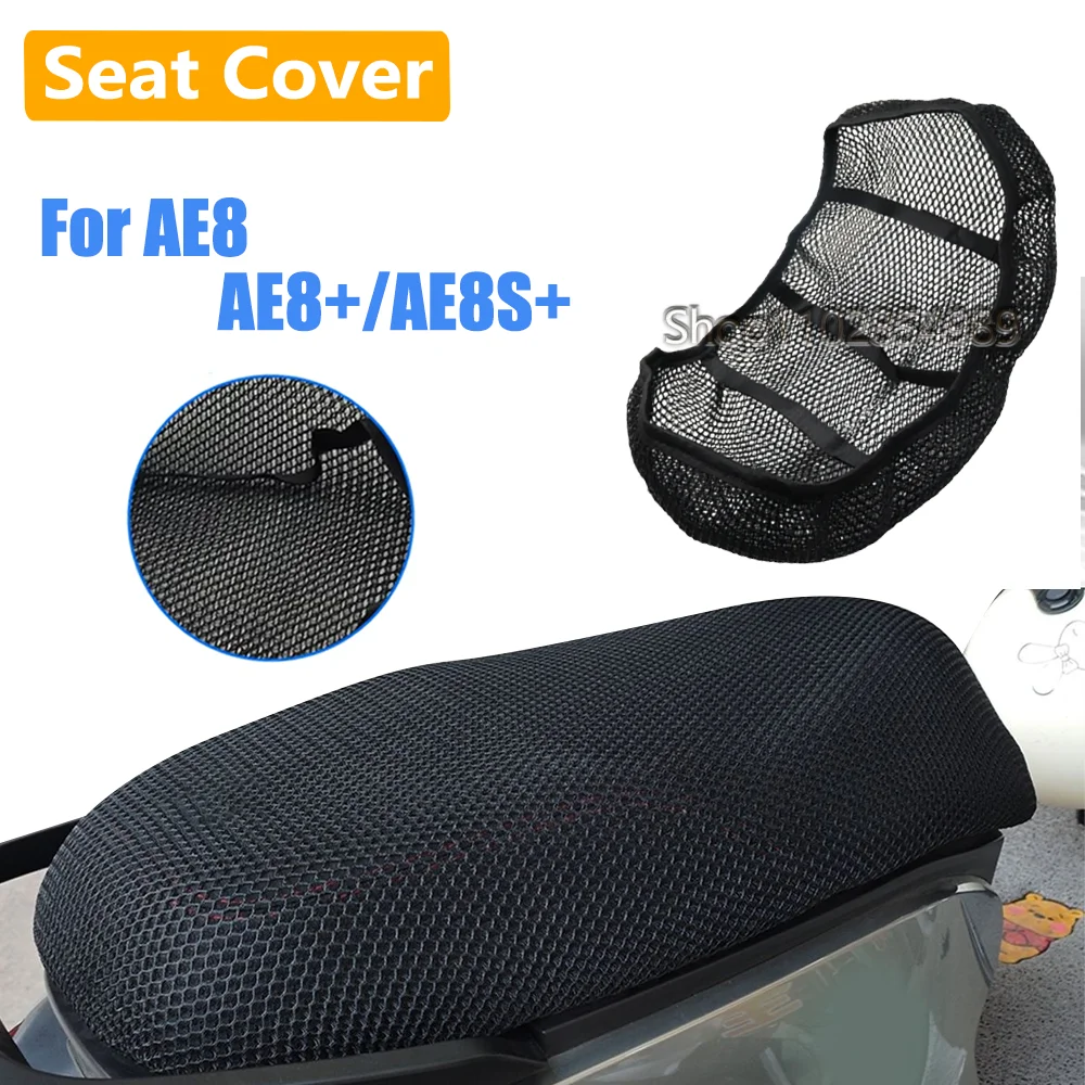 For ZEEHO AE8 AE8+ AE8S+ AE8+S Electric Moto Accessories 3D Mesh Fabric Cushion Breathable Protection Seat Cover