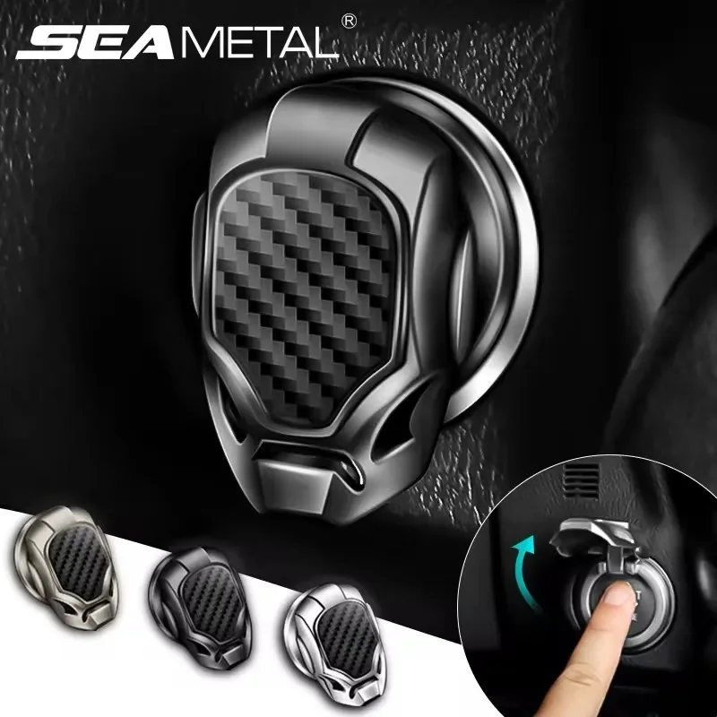 Universal Car Engine Button Cover, Start and Stop Ignition Switch, Decorative Button Cover, Flip Up Cover, Car Style