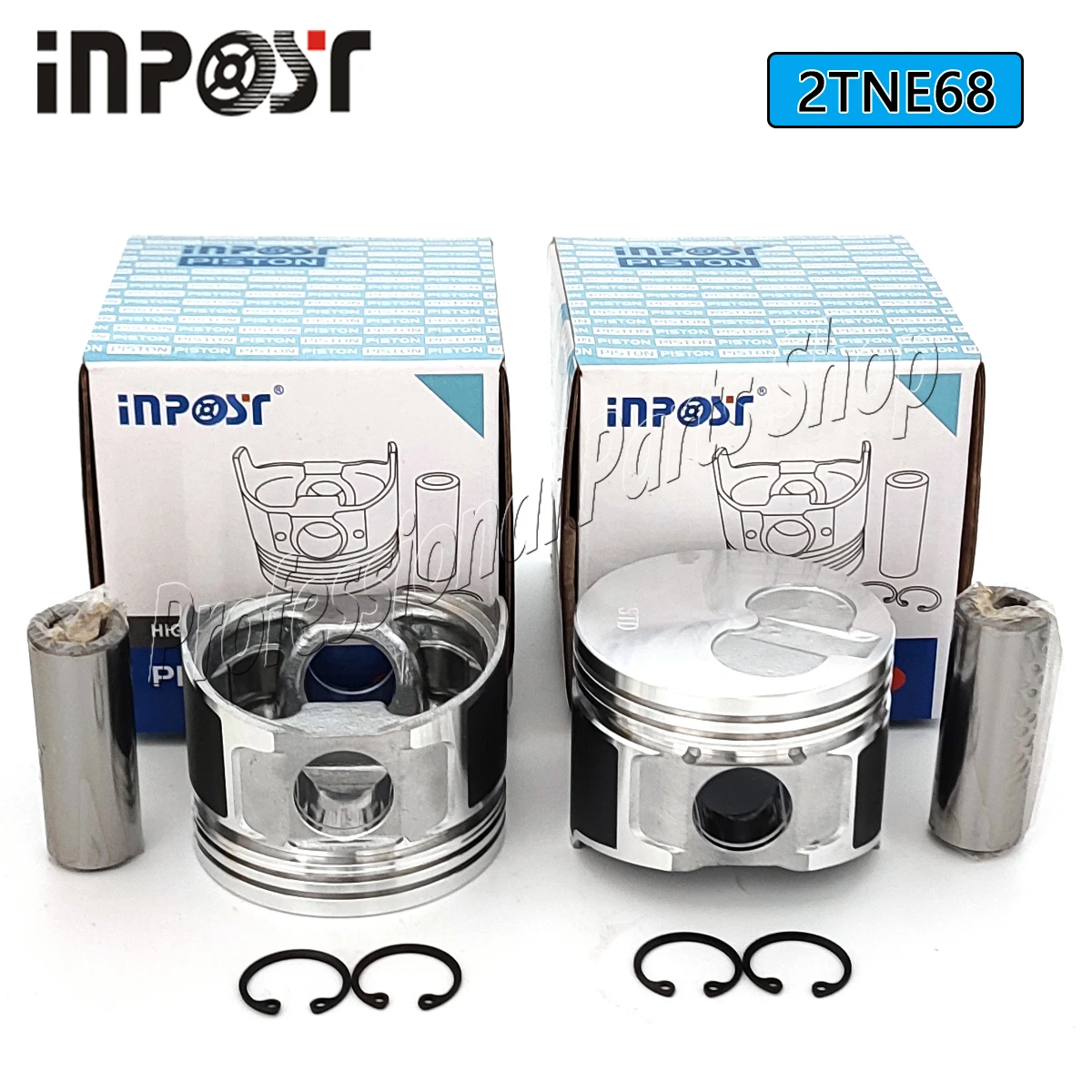 

New 2Set For Yanmar Engine 2TNE68 Piston Kit STD 68MM