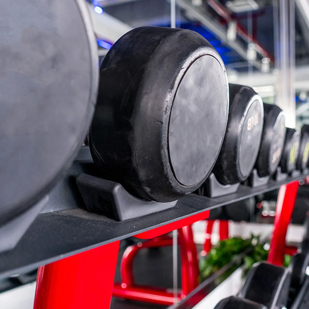 8Pcs Dumbbell Rack Heavy-Duty Horizontal Organizer Space-Saving Dumbbell Storage Stand Home Gym Floor Holder Bell Stand