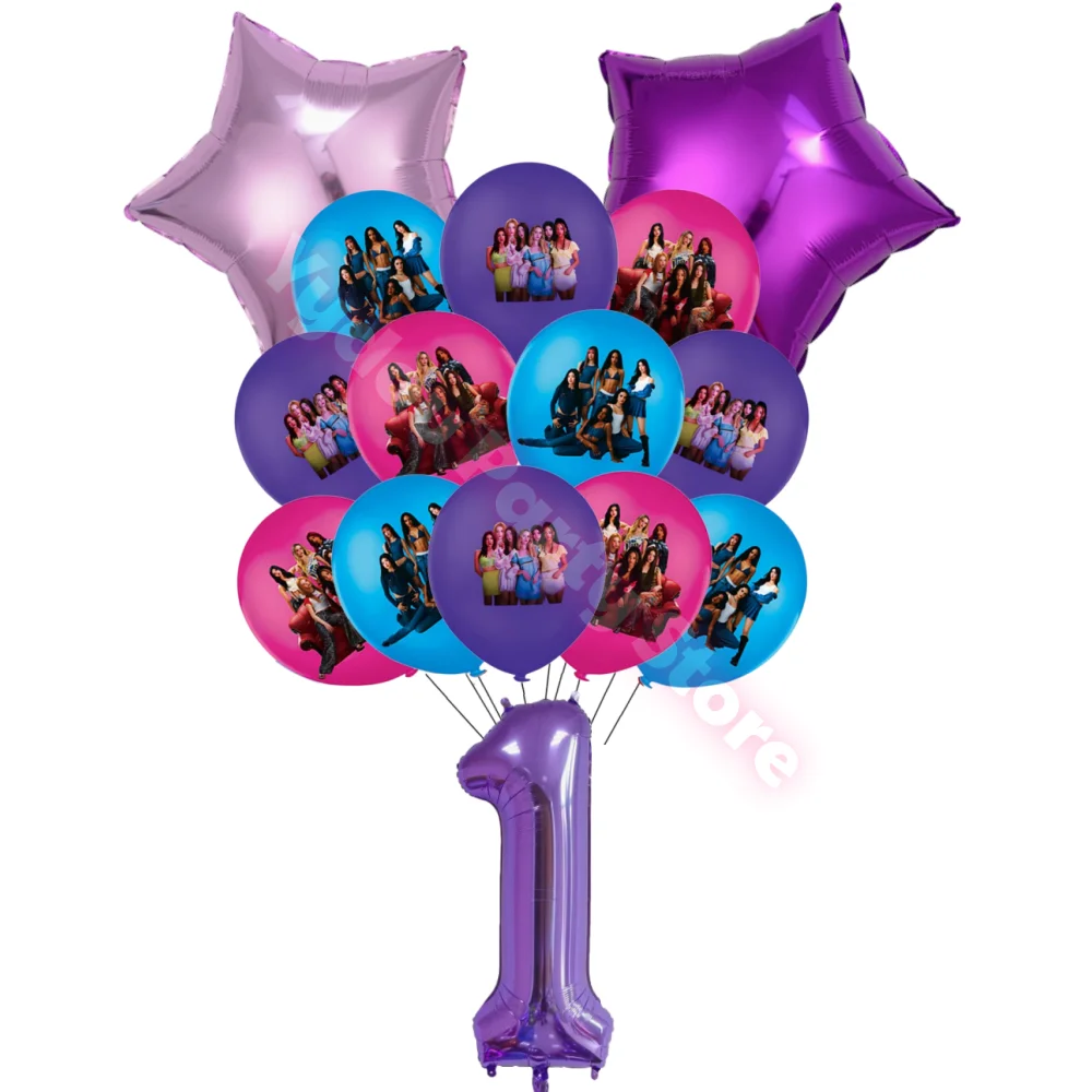 Idol K&Katseye Verjaardagsfeestje Gunsten Armband Sticker Sleutelhanger Kpop Meisje Ballonnen Feestdecoratie Fans Geschenken Babyshower Suppli