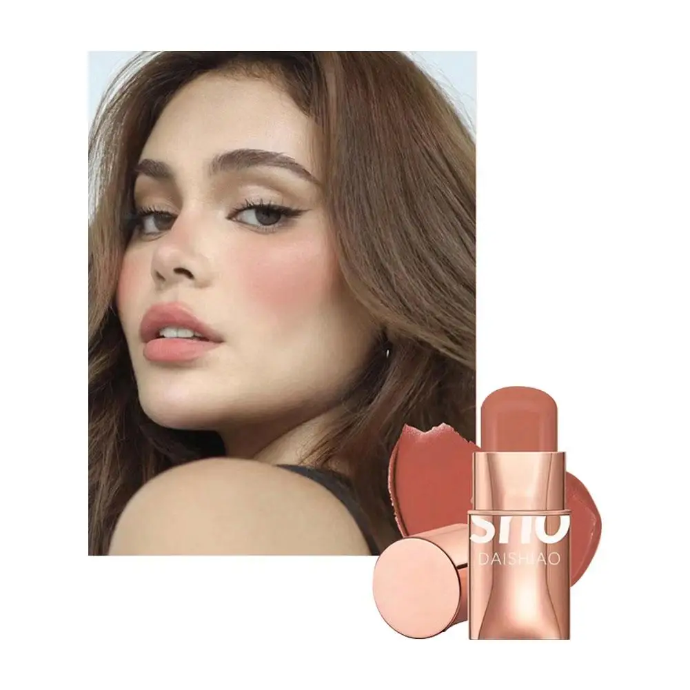 O.TWO.O Rossetto per trucco multifunzionale Fard Ombretto Crema per guance leggera e impermeabile Texture liscia