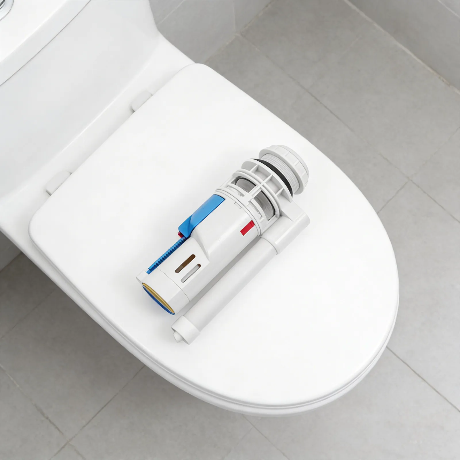 for Toilet Cistern 1 Piece Universal Repair Kit with Seal Ring and Lock Nut Fits Most Standard Tank Models Quick