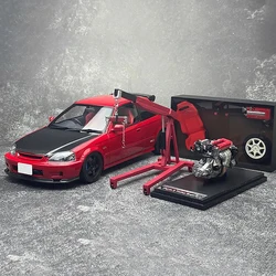 MOTORHELIX 1:18 Civic Type R EK9-120 Late Edition Car Model