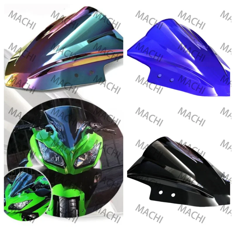 

Motorcycle For Kawasaki ninja 300 EX300 EX 300R 2013-2017 Wind Deflector Windshield Front Windscreen Accesorios Para Moto 15 16