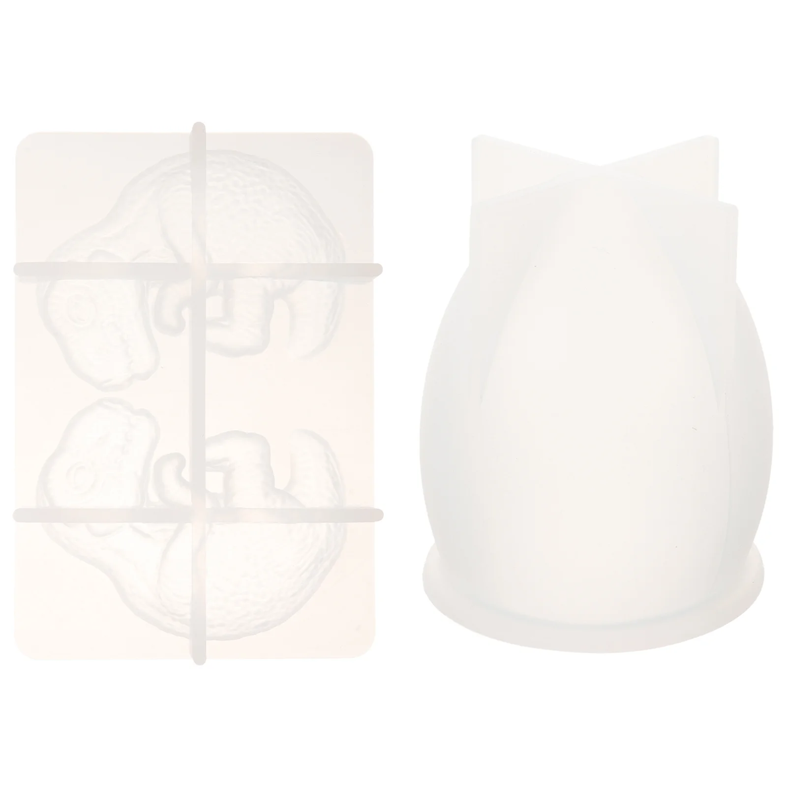 

2Pcs Easter Egg Shape Silicone Mold Dinosaur Egg Mold for DIY Crafting Epoxy Resin Making Silicone Molds for Crafts