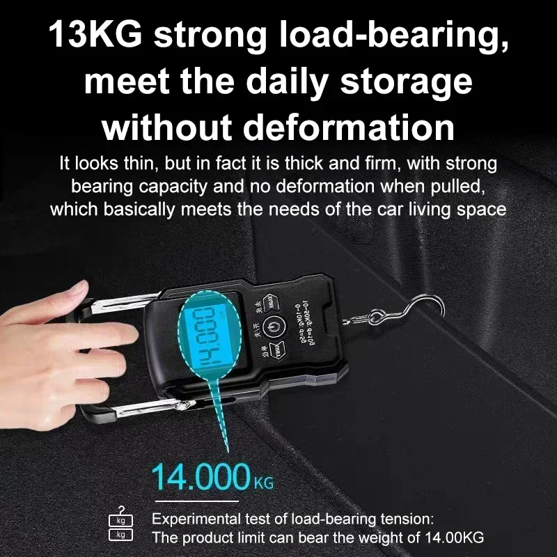 For Leapmotor C10 2024-2025 Car Upgrade Trunk Side Storage Partition Box Multifunction Storage Auto Interior Accessories