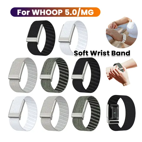 रिप्लेसमेंट वॉच स्ट्रैप, हवादार नायलॉन वॉच बैंड, बहुउद्देश्यीय नायलॉन रिस्टबैंड स्ट्रैप, WHOOP 5.0/MG स्पोर्टफ्लेक्स एक्सेसरीज़ के लिए 10 best sales घड़ी की चेन - №5