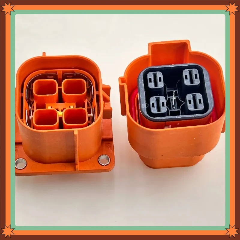 1PCS  adapter X D9 new energy electric vehicle high-voltage harness plug and socket original brand new 4P