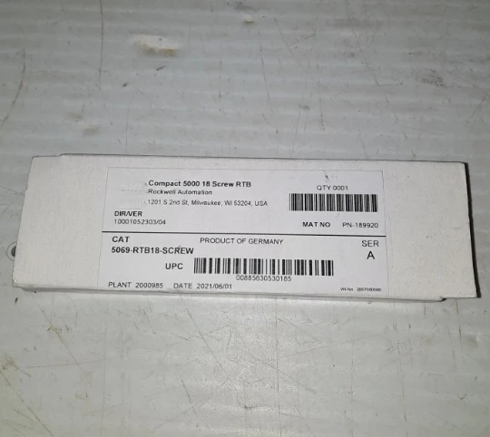 

Brand New Original I/O Module 5069-RTB18-SCREW Fast Shipping