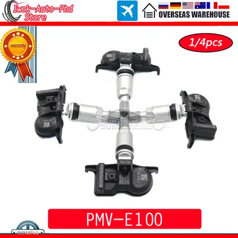 XUAN TPMS Reifendruckkontrollsystem Sensor 42607-12020 für Toyota AVALON CAMRY 4RUNNER COROLLA 433 MHz PMV-E100