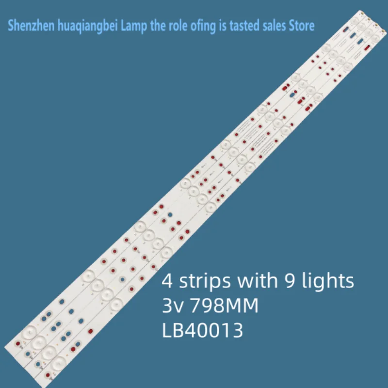 Suitable for 40PFF5650/T3 AOC 40PFF5650/T3 light strip LB40013 V 9 lights 4 strips