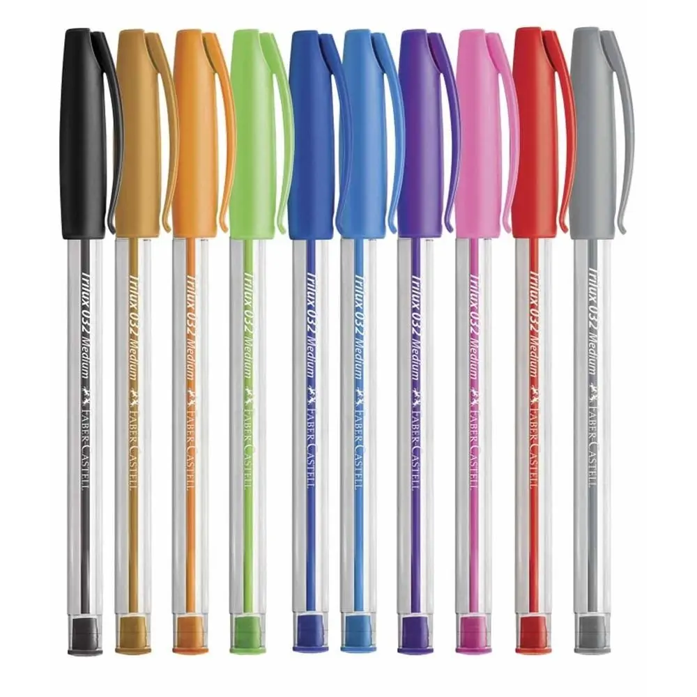 Faber-Castell With Box 10 Colors Trilux Ballpoint Pen