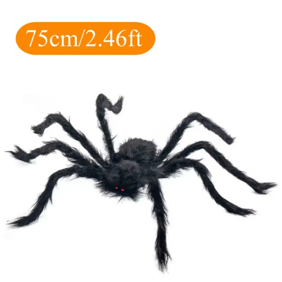 Halloween Plush Spider Outdoor Decoration Prop