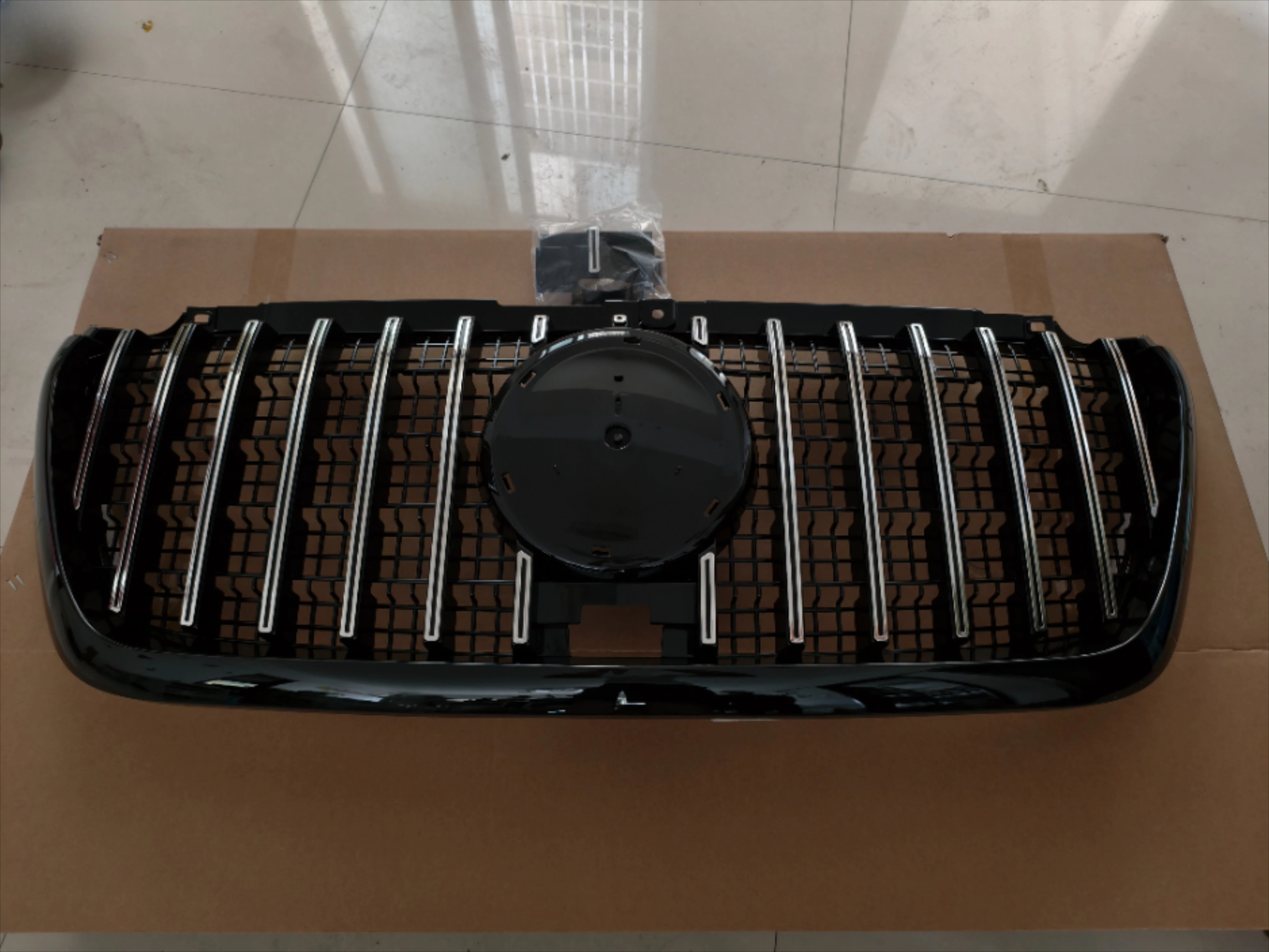 W907 Grille ACC Elektrisch Model Grill Voorbumper Hood Grid voor Mercedes Sprinter 2018-2025 W907 GTR Panamericana Stijl