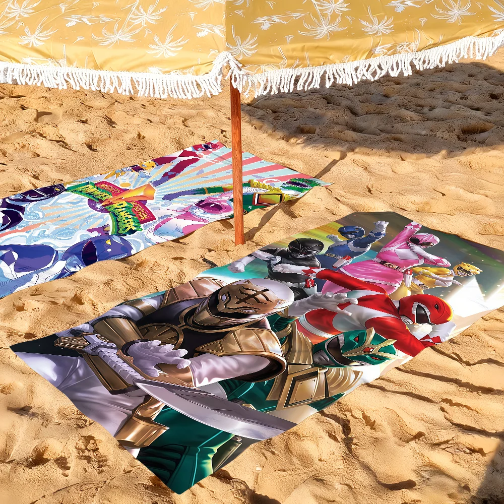 Film P-Power R-Rangers Cool Towel For Beaches Yoga Studios Gyms Hot Springs Swimming Pools And Picnics
